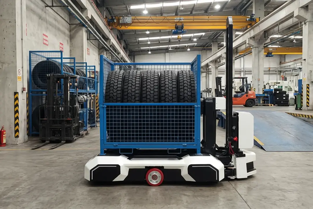 automated warehouse forklift self driving forklift for bulk material transport